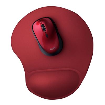 Mouse Pad con apoya muñeca Trust BigFoot  Rojo