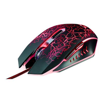 Mouse Gaming RGB Trust Izza GXT 105 Negro