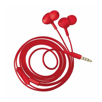 TRUST - Ziva In-ear Headphones con microfono - red