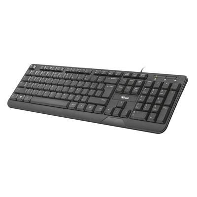 Teclado Multimedia USB Trust Ziva