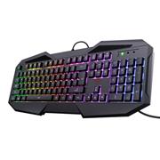 TRUST Avonn Teclado Gaming USB Rainbow Led GXT 830
