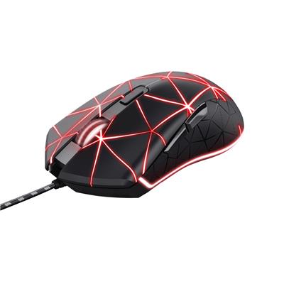 Mouse Gaming RGB Trust Locx GXT 133 Negro
