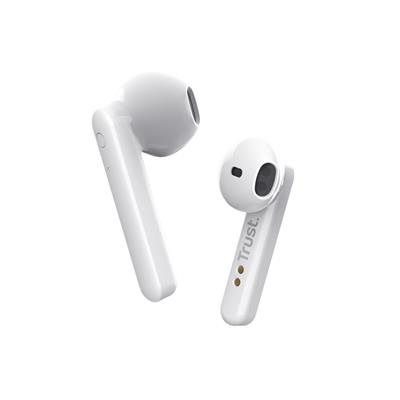 Auricular Inalambrico In-Ear Bluetooth - Trust Primo Touch - Blanco