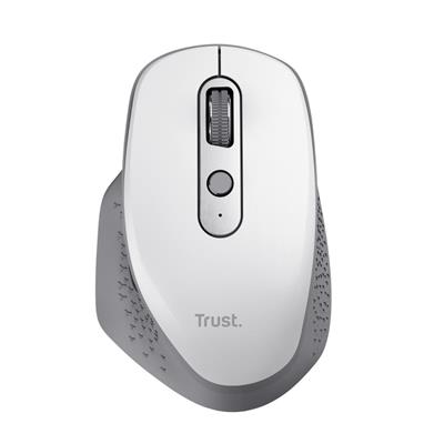 Mouse Inalambrico Recargable USB Trust Ozaa Blanco