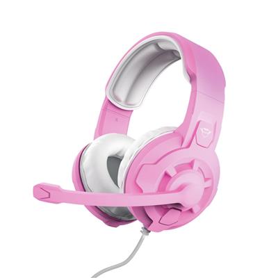 Auricular Gamer Trust Radius GXT 411P - 3.5mm - Rosa
