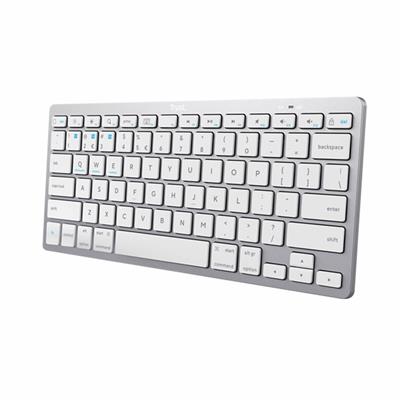 Teclado Inalambrico Bluetooth Trust Basics ES - Silver