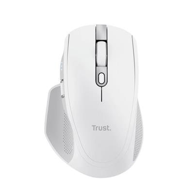 Mouse Inalambrico Recargable USB Trust Ozaa Blanco