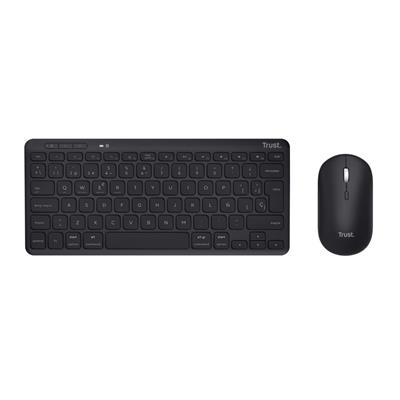 Kit Teclado y Mouse Inalambrico Recargable - Trust Lyra