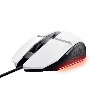 Mouse Gaming Iluminado Trust Felox GXT 109W Blanco
