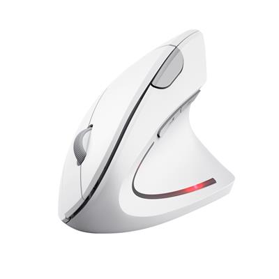 Mouse Inalambrico Ergonomico Trust Verto Blanco