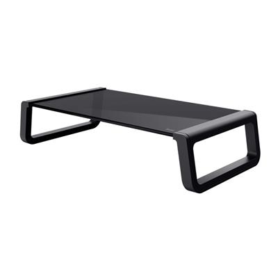TRUST Stand Monitor Notebook Black vidrio templado