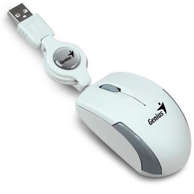 GENIUS MOUSE MICRO TRAV WHITE  V2 USB