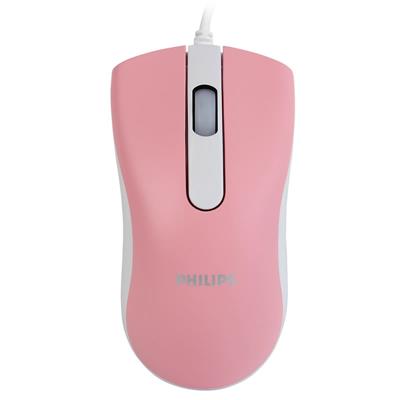 Mouse USB Philips M101 1000dpi Rosa