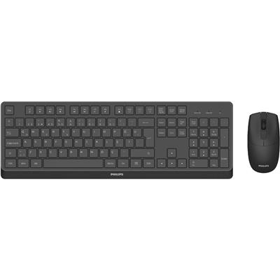 Kit Teclado + Mouse Inalambrico Philips Serie 3000 Usb - 1600dpi 104 Teclas - Negro