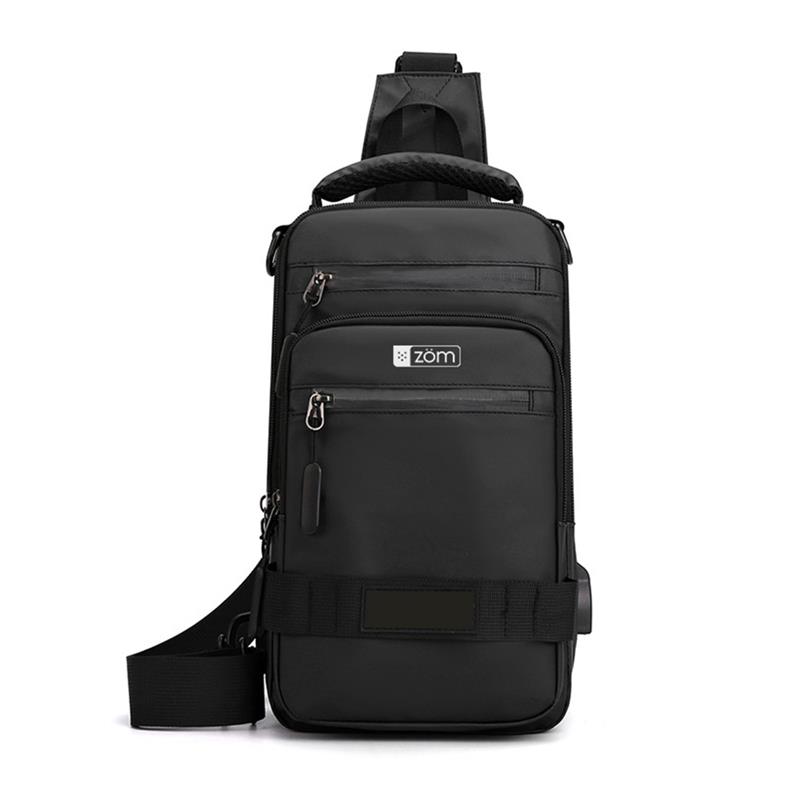 ZOM Bandolera Chicago Crossbody ZC-164B Black 10